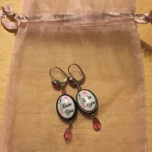Tarina Tarantino I Love / Hate You Earrings